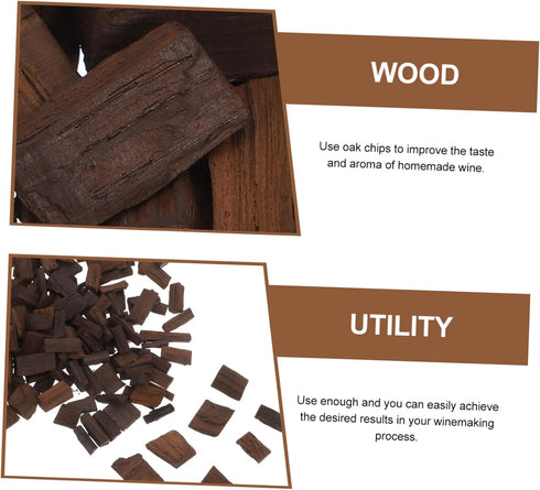 Heavy French Oak Chips for Wine Brewing Flavor for Wine Making for Home Brewers