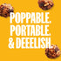 28 Count, MadeGood Chocolate Banana Granola Bites, Organic and Delicious Snacks