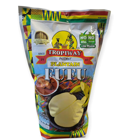 Tropiway Instant Plantain Fufu 10 LBS Bag (160 ounces)