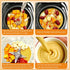 xapuo 500g Millet Pumpkin Whole Grain Blend, Soft Chewy Sweet Flavor, Dual Cooking Methods For Rice Cooker & Blender