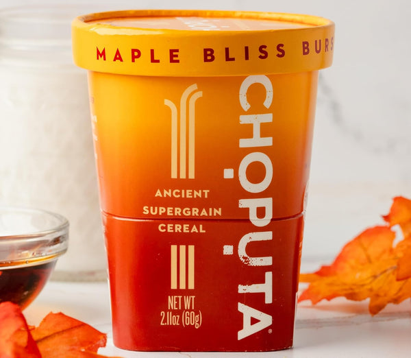 CHOPUTA Maple Bliss Burst - America's First Fonio Hot Cereal | Real