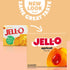 Jell-O Instant Gelatin Dessert Mix, Apricot Flavor, Fat Free, No Artificial Sweeteners, 3-Ounce Box (Pack of 2)
