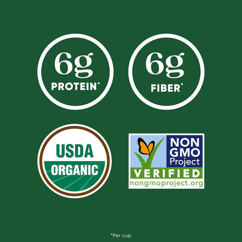 17.3 oz (Pack 6) SEEDS OF CHANGE Organic Quinoa & Brown Rice with Garlic Family Size, Organic Food, Pouch