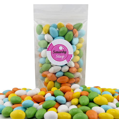 Smarty Stop 2 (Pack 1)) Jordan Almonds Candy Pastel Candy-Coated Almonds, Edible Confectionery Snack (Assorted - Pastel
