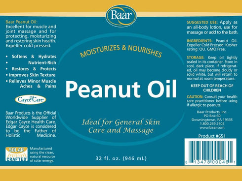 (32 Baar Peanut Oil Ounces)