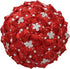 ZGHQHCDRH 10" 11 Wedding Bouquet for Bride Handmade Satin & Rhinestone Round Bouquet, Colors, Zero Maintenance