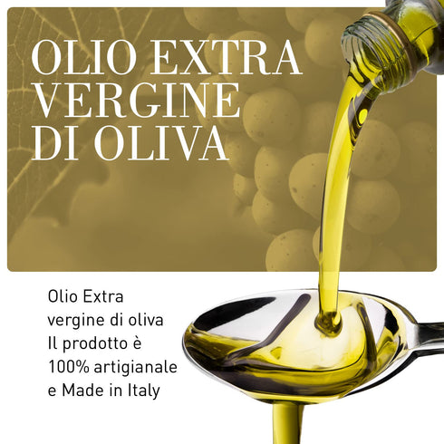 100% 500ml La Secchia - Italian Extra Virgin Olive Oil, Olives Grown Near Lake Garda, Flavorfull, Fruity, Bitter, Extra