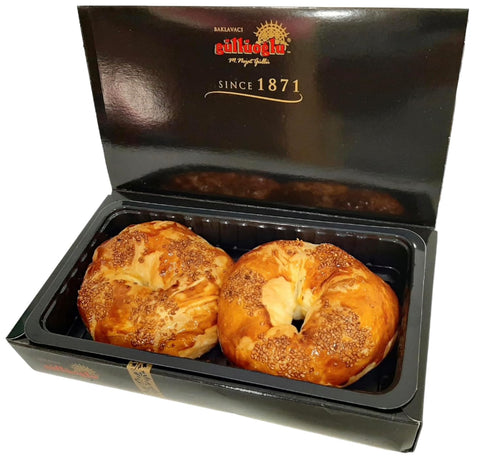 6 Gulluoglu Soft Bagel (Ama), pieces (Cheese), daily fresh shipment from Istanbul/Turkey