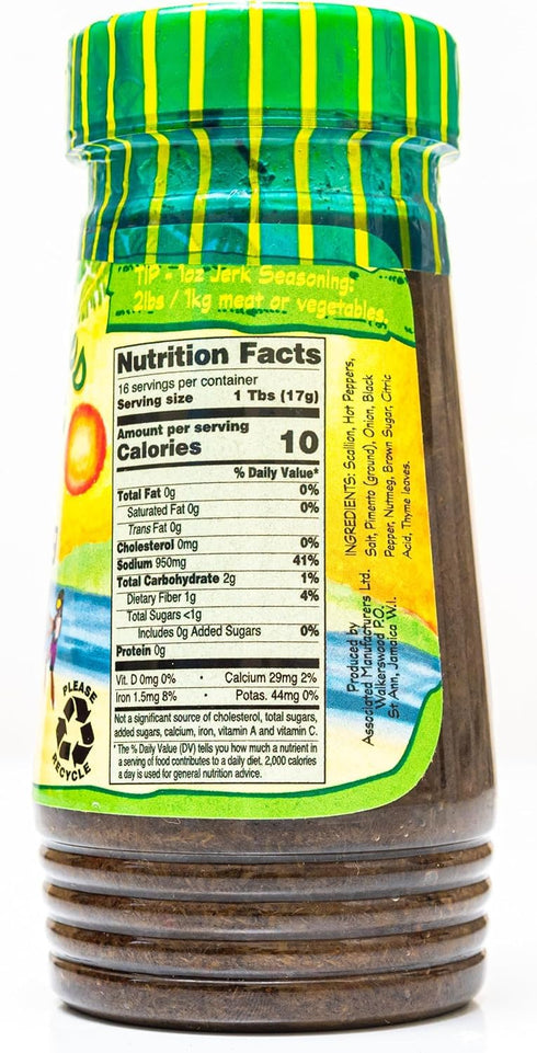 Walkerswood Jamaican Jerk Mild Seasoning, 10 Ounce (Pack of 4)