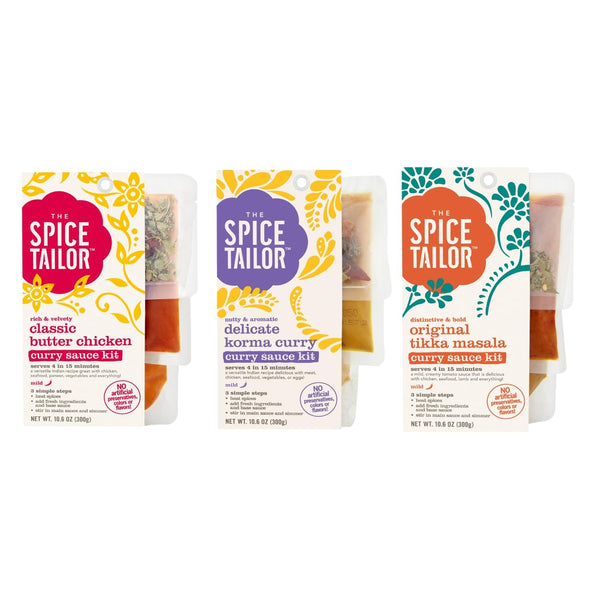 Spice Tailor 3 Simple Steps Restaurant Quality Meals in Minutes Kits Ready
