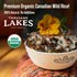 2.5 100% Thousand Lakes Organic Canadian Wild Rice - Premium - Bulk - pounds | Wild Rice | Wild Harvested