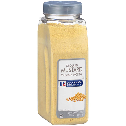McCormick Culinary Ground Mustard, 16 oz - One 16 Ounce Container of