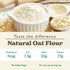 32 GF Harvest Gluten Free Organic Whole Grain Oat Flour, Ounce Bag