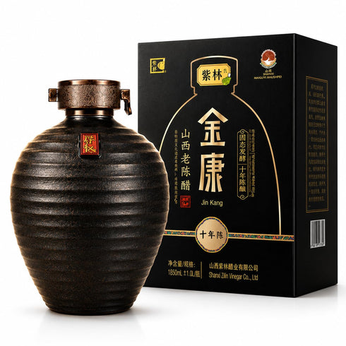 Generic Premium 10-Year Aged Shanxi Tribute Black Vinegar, Handcrafted Traditional Pure Grain-Brewed Chinese