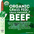 0.75oz (12ct) Mission Meats Organic Beef Sticks Grass Fed & Pasture-Raised, Zero Sugar, Non-GMO, Healthy Organic