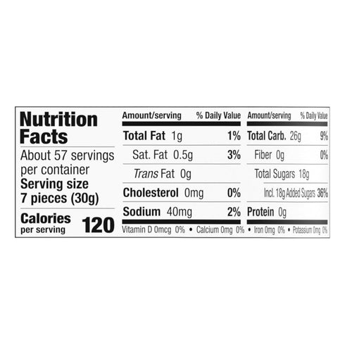 Now and Later 60 Original Mix, Individually Wrapped Mixed Fruit Chew Candy, Ounce Jar