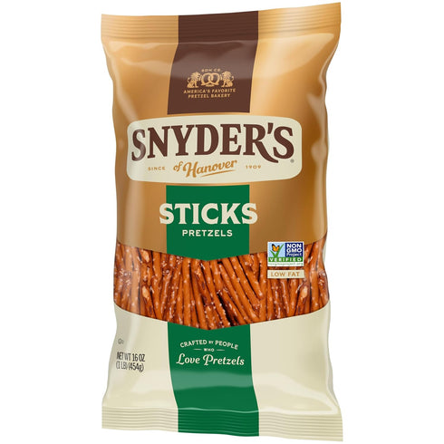 16 Oz Snyder's of Hanover Sticks Pretzels