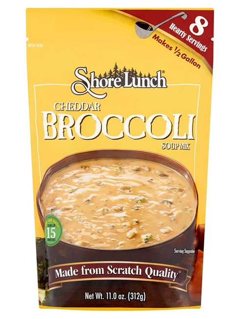 Shore Lunch 11-Ounce (Pack 3) Cheddar Broccoli Soup Mix