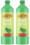 Lucy's Family Owned - 100% Lime Juice 32oz. Bottle (2 PACK)