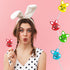 24-Pack Fruidles Happy Easter Bunnies Lollipops Suckers, Colorful Easter Eggs, Yellow Bunny Rabbit, Orange Carrot