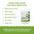 100% 2.43oz eHerbal Freeze-Dried Broccoli Powder Supergreen Food Non-GMO Rich in Nutrients Natural Herbal Flavoring