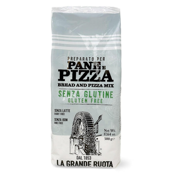 LA GRANDE RUOTA Gluten Free Mix For Bread and Pizza 17.64 oz (Pack of 1),