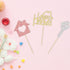 24 Pack Gyufise Sweet Home Cupcake Toppers Glitter key Housewarming Cupcake Picks for Welcome New Home Theme Party Cake