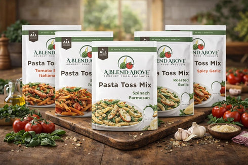 A Blend Above Pasta Mix, Noodle Toss Mix - Pesto Tuscan, Roasted