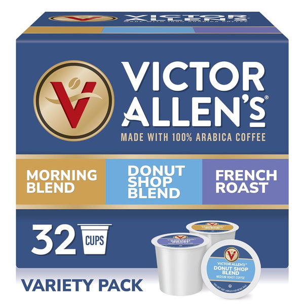 Victor Allen's Coffee Variety Pack (Morning Blend, Donut Shop Blend, and French