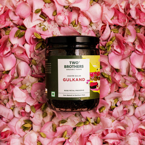 |16 Oz Rose Petal Jam Gulkand | Made from Premium Chaitri Rose | Naturally Sweetened with Raw Honey & Mishri | Best