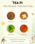 Visit the Store -16.9 oz, 500mL, 15 Pack Tea PI Iced Tea Black Tea, Lemon Sweet Iced Fruit Tea Bottles, Real Juice, fl