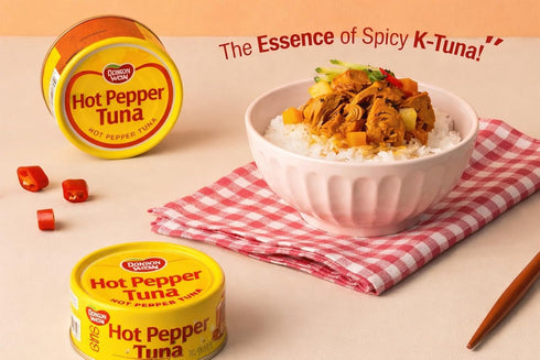 Generic 5.29 oz (150g) 8 Pack Korean Spicy Tuna with Hot Pepper Sauce, Ready to Eat Canned Tuna, High Protein Korean