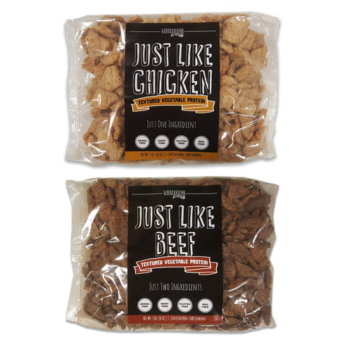 Textured Vegetable Protein, Plant Based Meat, 100% Hexane Free, Made with #1