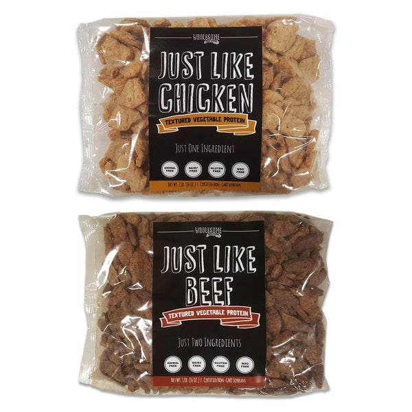 Textured Vegetable Protein, Plant Based Meat, 100% Hexane Free, Made with #1