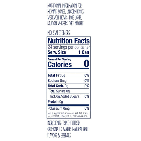 Pack, 7.5 oz Pack 24 Polar Seltzer Jr Variety fl Cans, of Six Flavors, Mini Cans, No Sugar, No Sweeteners
