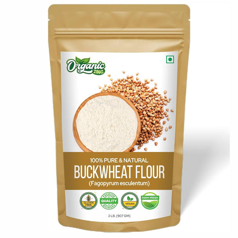 Organic Zing Food-Grade Buckwheat Flour | Pure, Natural, and Wholesome Culinary Grain
