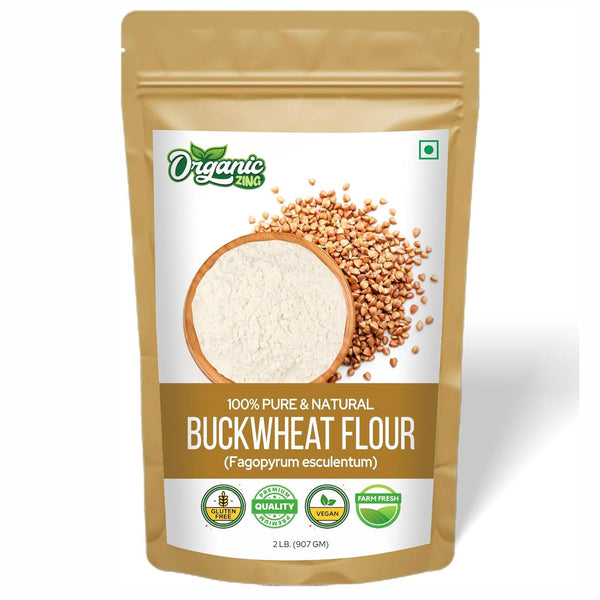 Organic Zing Food-Grade Buckwheat Flour | Pure, Natural, and Wholesome Culinary Grain