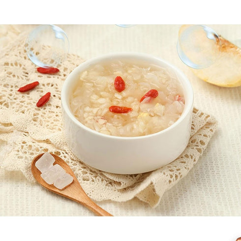 TEAERPKLAE 5.29 oz/150g (15g 10 Snow pear medlar Snow fungus soup * bags/bag) white fungus Starch Soup Powder Freeze