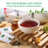 ACORUS Summer Taste Tea Set, Natural Assorted Tea Hamper Box Gift Set, 60 Teas Bags, 6 Fruit Flavors