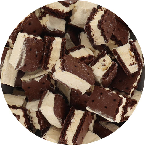3.5oz) Arctic Farms Freeze Dried Ice Cream Sandwich Bites Bagged and Boxed - Does Not Melt (Vanilla