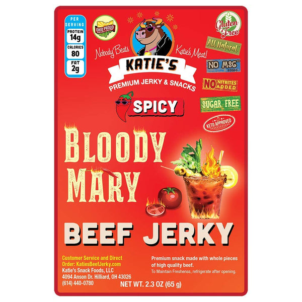 Katie's Beef Jerky - Sugar Free Beef Jerky -12 Delicious Keto-Friendly Flavors,