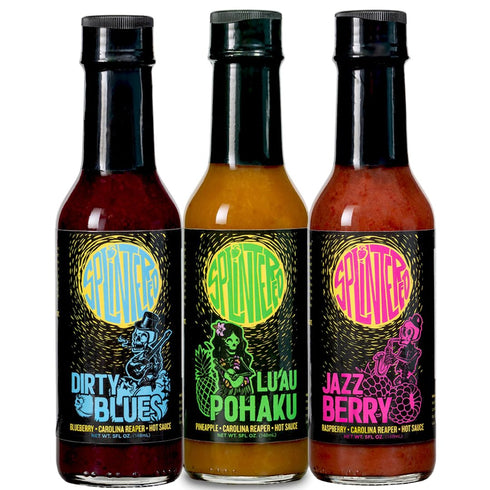 Three-Pack Splintered Sauce's Greatest Hits | of Award-Winning Hot Sauces |