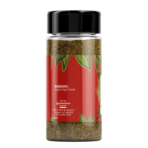 Unpretentious Jalapeno Powder (5 Tbsp), Hot & Spicy, Flavorful Seasoning, Great in Soups & Salsas