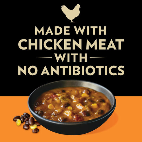 Campbell's Slow Kettle 15.7 oz Style Southwest-Style Chicken Chili with Beans and White Meat Chicken, Microwavable Bowl
