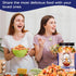 Egcina 100% 11 10.58OZ Dehydrated Freeze-Dried Seafood & Vegetable Mix - Natural Ramen Toppings for Soups, Mixed