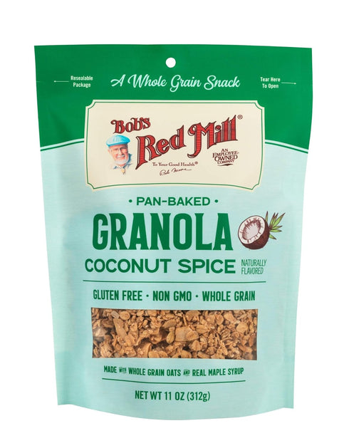 Bobs Red Mill Coconut Spice Homestyle Granola, 11 Ounce Bag (Pack of