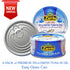 6 oz (Pack 6) Zarrin - Yellowfin Tuna in Oil, Prime Light Fillet, Can