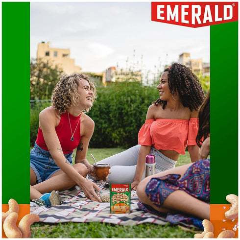 5 Oz (Pack 3) Emerald Nuts, Whole Cashews Roasted & Salted, Resealable Bag