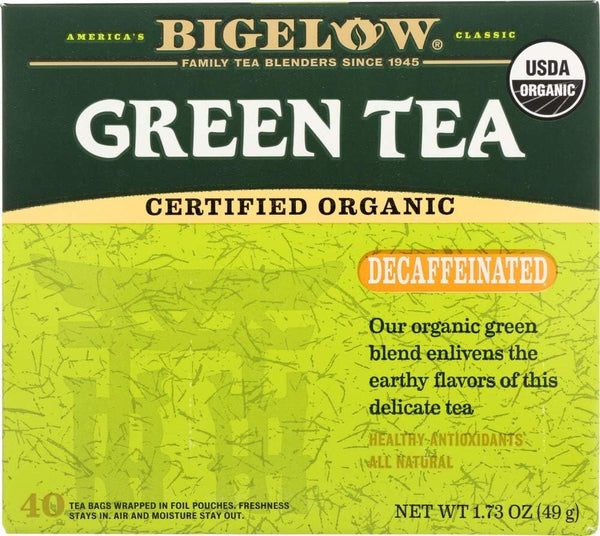 Bigelow Organic Decaffeinated Green Tea - 6 per case.6