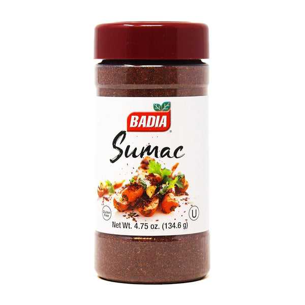Badia Sumac Spice - 4.75 oz Ground Sumac Seasoning, Tangy Citrus, Authentic Flavor, Gluten Free